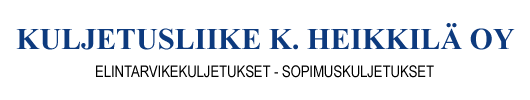 Kuljetusliike K.Heikkilä Oy Seinäjoki Logo